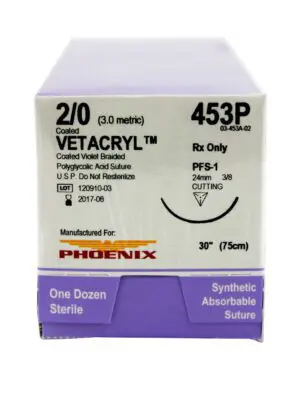 Vetacryl 2/0 PFS-1