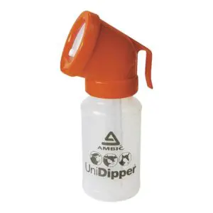 UniDipper Dip Cup, orange color.