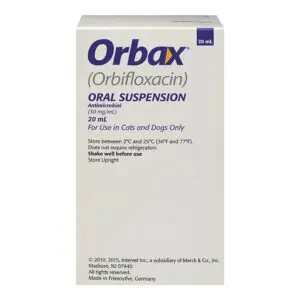 Orbax® Oral Suspension back.