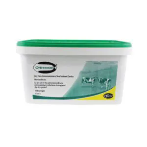 Orbeseal for dry cows intrammary teat sealant.
