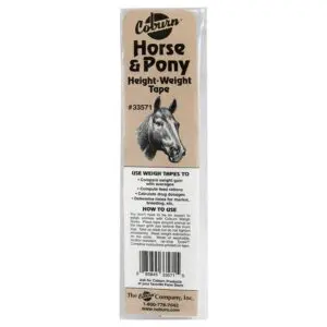 Horse & Pony Weight Tape