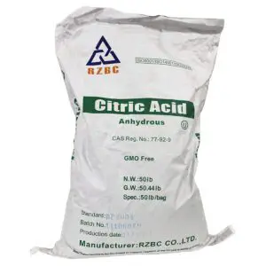 RZBC Citric Acid Anhydrous
