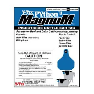 PYthon II Magnum Insecticide Ear Tags