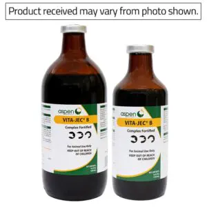 Vitamin B Complex Fortified 250 and 500 ml sizes.