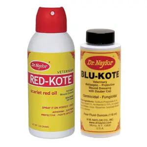 RED-KOTE dauber, 4 oz and aerosol, 5 oz.
