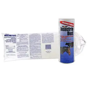 PROZAP® Insectrin® Dust (2 lb) and (12.5 lb) sizes.