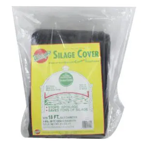 Silage Cover 4 mil, 18 foot silo, 20 foot cover