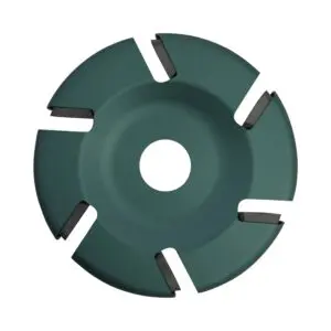 Carbide Disc (flat) , (4.5 in) , (6 slot) , (green).