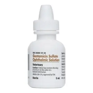 Gentamicin Sulfate Ophthalmic, 3mg 5ml.