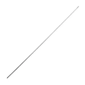 6 feet by ½-inch, galvanized steel ground rod with tapered end.