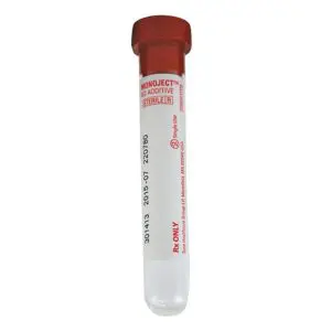 Monoject Blood Collection Tubes (5 ml) , (1 each) , (red top)