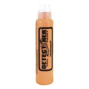 Detect-Her Tail Paint for Cattle (brush on) , (12 oz) , (orange).