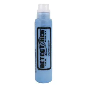Detect-Her Tail Paint for Cattle (brush on) , (12 oz) , (blue).