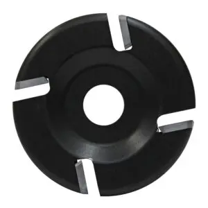 Carbide Thin Aggressive Disc (flat) , (4 in) , (4 slot) , (black).