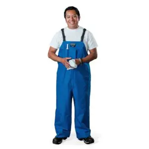 Waterproof Bibbed Overalls with Mesh Back and Knife Pockets