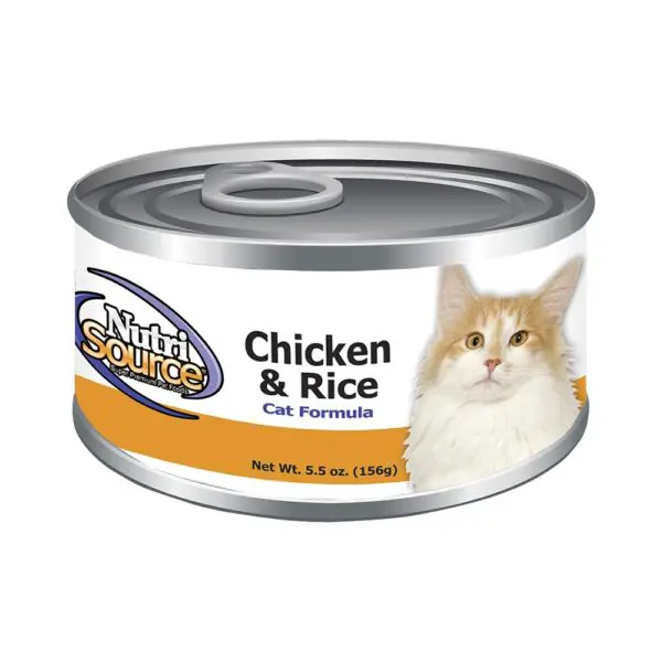 Cat & Kitten Chicken & Rice Canned Cat Food