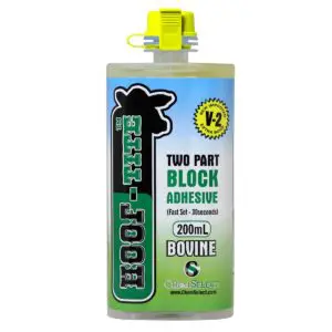HOOF TITE Max-Mix Block Adhes 200 ml bovine yellow cap