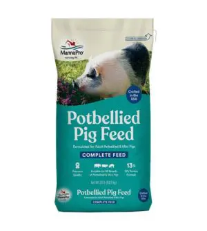 Pot Bellied Pig Feed, front view