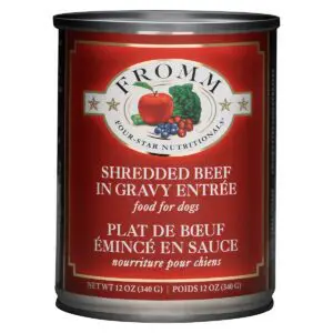 Four Star Nutritionals Shredded Beef in Gravy Entree Canned Dog Food