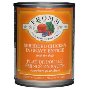 Four Star Nutritionals Shredded Chicken In Gravy Entree Canned Dog Food
