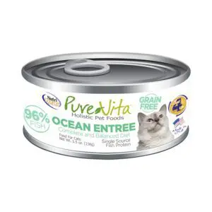 PureVitaGrain Free Canned Cat Food(ocean) , (5.5 oz) , (12 ct).