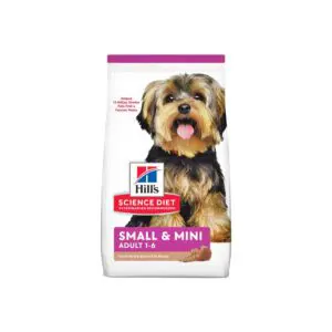 small and mini adult dry dog food lamb and rice