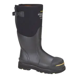 Steel-Toe Adjustable Gusset Men's Work Boots