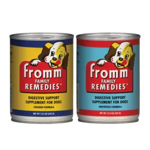 Family Remedies Digestive Support Canned Dog Food chicken and whitefish formula.