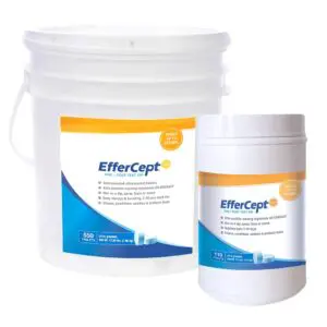 EfferCept SG Pre/Post Teat Dip 110 count and 550 count tablets.