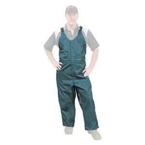 Unlined Vet Bib Overall Spruce Green color.