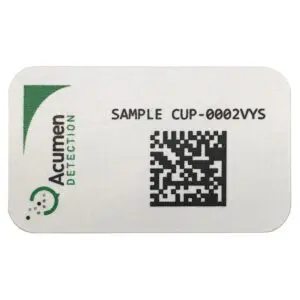 Sample Cup Label Only