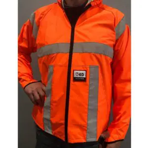 Safety Jacket with Thumb Hole and Hoodie