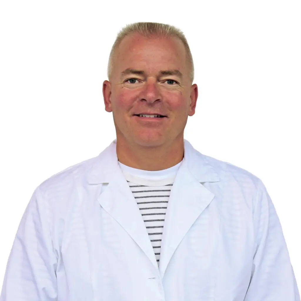 Jeff Sawyer, licensed pharmacist at Leedstone for animal health.