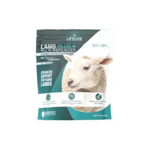 Lifeline lamb plus milk repalcer 6lb for newborn lambs.