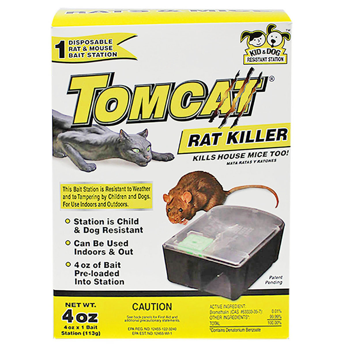 Tomcat refillable bait station rat mouse killer 15 refill 47 off