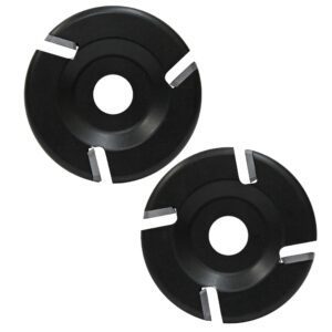 Carbide Thin Aggressive Disc (flat) , (4 in) , (3 slot) , (black) and (flat) , (4 in) , (4 slot) , (black).