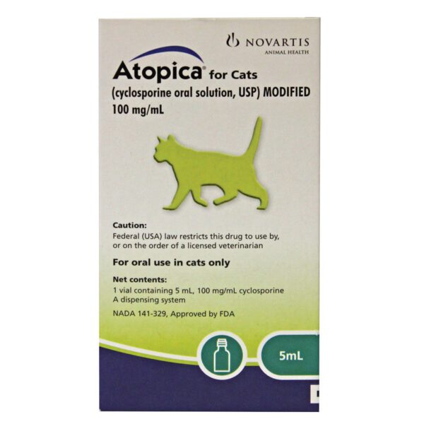 Atopica Oral Solution for Cats by Novartis | Leedstone